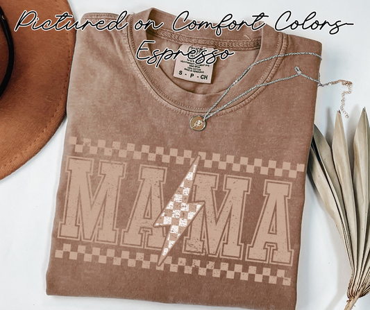 Tan Checkered Mama