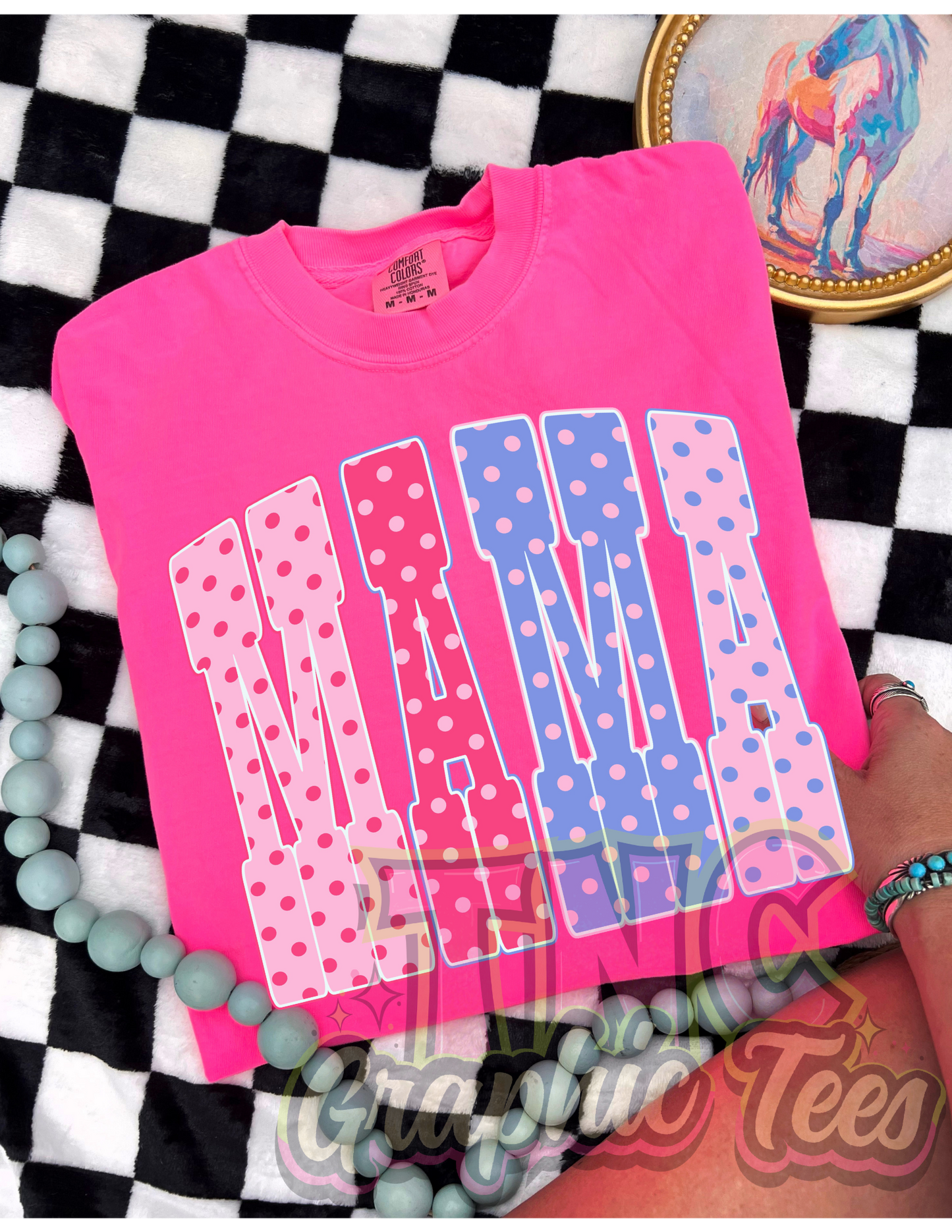 Polka Dot Mama Tee