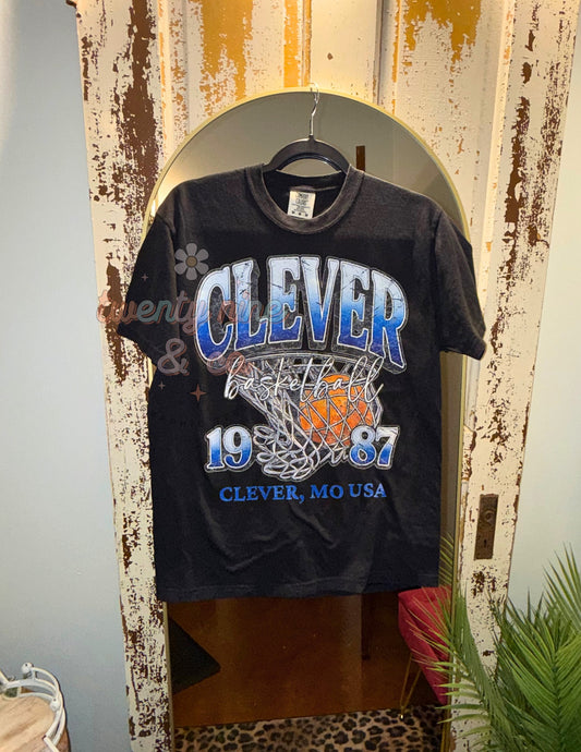Classic Clever Basketball Tee