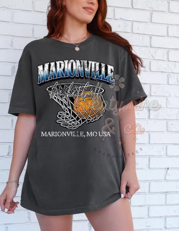 Classic Marionville Basketball Tee