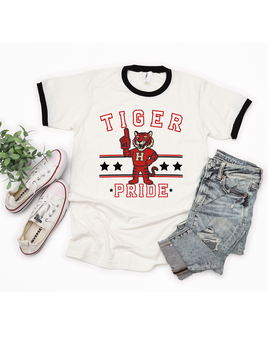 Tiger Pride Ringer Tee