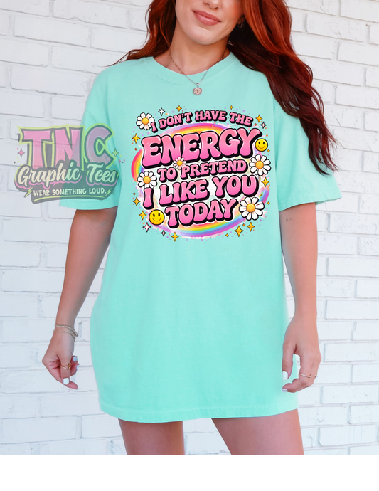 I Don't Have the Energy