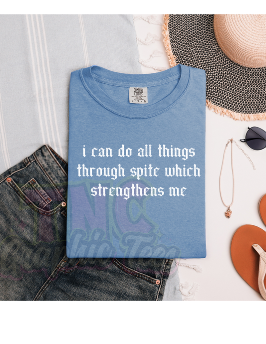 Spite Which Strengthens Me