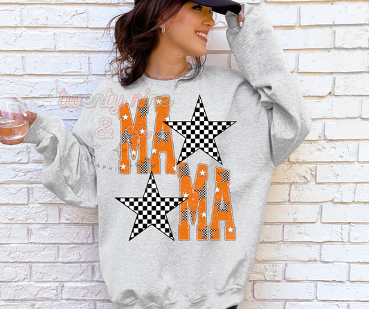 Star Mama Crewneck ✨🖤🧡