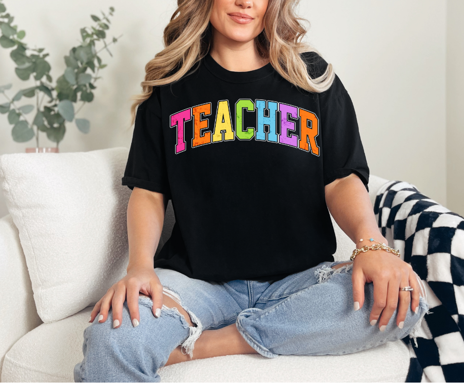🖍️ Crayon Crewneck Tee
